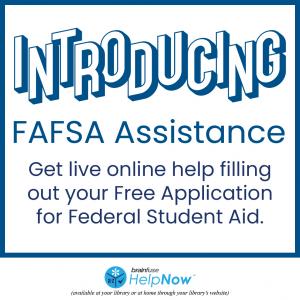 FAFSA Help available from Brainfuse