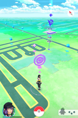 5 years ago, a screenshot of PoGo map at CPL